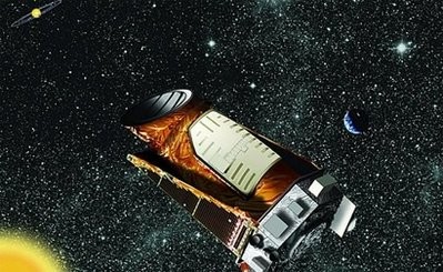 This artists impression of the Kepler spacecraft (AFP photo)