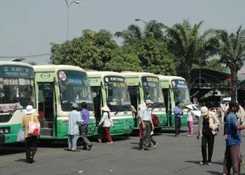 A bus station in Ho Chi Minh City. (Filed photo)