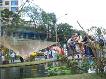 Nguyen Hue Flower Street is an anual event that has become highly popular in Ho Chi Minh City on Tet. (Photo:KK)
