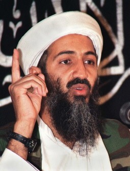 (FILES) An undated file picture shows Al-Qaeda leader Osama bin Laden speaking at an undisclosed location in Afghanistan. AFP photo