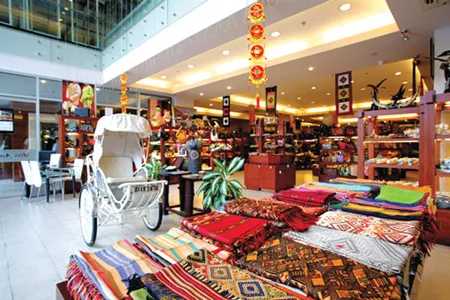 Một góc gian hàng Miss Áo Dài ngày nay