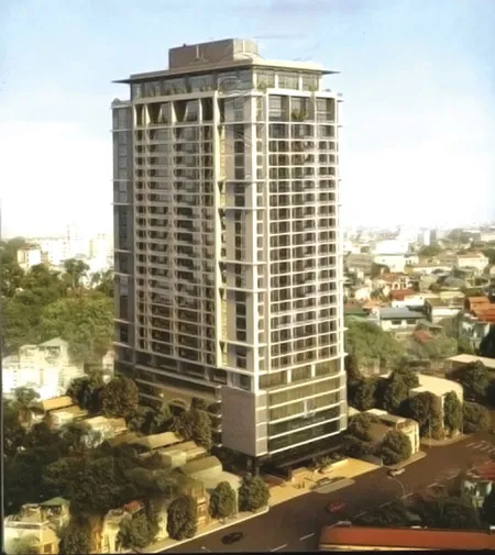 Phối cảnh tòa nhà The Lancaster Hà Nội do Công ty CP Trung Thủy làm chủ đầu tư