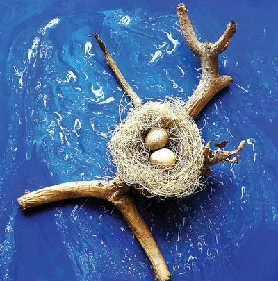 “Bấp bênh” tác phẩm số 16 trong bộ ảnh “Sự trăn trở về môi trường”.