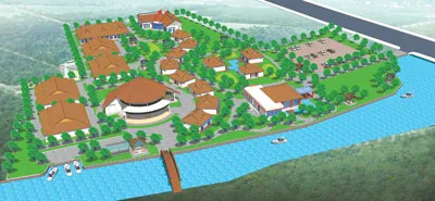 Phối cảnh Khu Forever Green Resort do Lô Hội làm chủ đầu tư