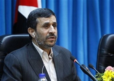 Iran's hard-line President Mahmoud Ahmadinejad