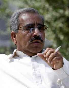 Raja Basharat, the granduncle of five-year-old kidnapped British boy Sahil Saeed, speaks to journalists from his family residence in Jhelum, 120 km (75 miles) southeast of Islamabad.