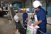 NPK fertilizer is produced at the Binh Dien Fertilizer Company in Hochiminh City (Filed photo)