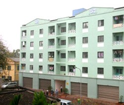 An apartment block for low-income residents in Chuong My District, Hanoi