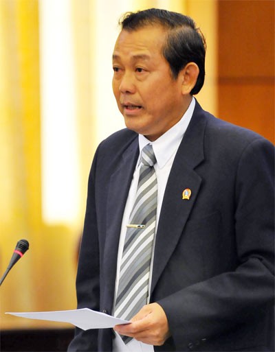 Supreme People’s Court chief judge Truong Hoa Binh