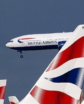 British Airways cabin crew enter the final stage of a three-day strike Monday. AFP file