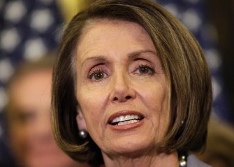 US House Speaker Nancy Pelosi speaks during a night news conference on health care reform on Capitol Hill in Washington, March 22, 2010. AFP photo