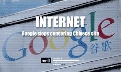 Interactive graphic on internet search engines as Google announces it will no longer filter results on its Chinese service. (AFP Photo)
