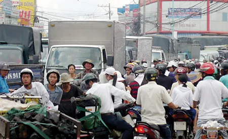 Hỗn loạn… giao thông