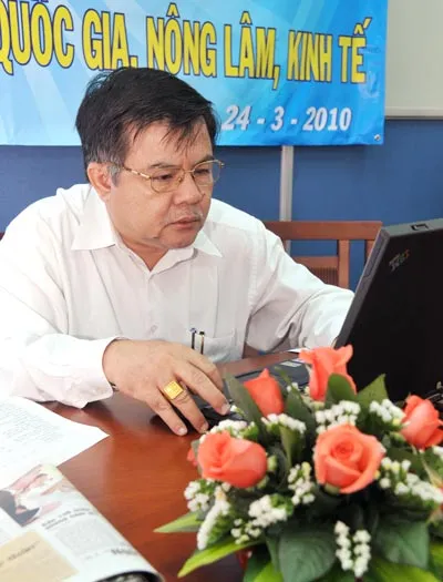 PGS.TS. Huỳnh Thanh Hùng, Phó Hiệu trưởng ĐH Nông Lâm TP HCM. Ảnh: Mai Hải