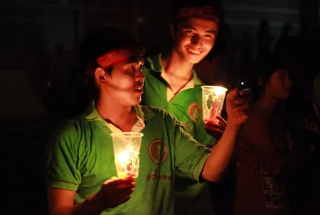 Cùng nhau chụp ảnh lưu niệm. Ảnh: Trần Thanh