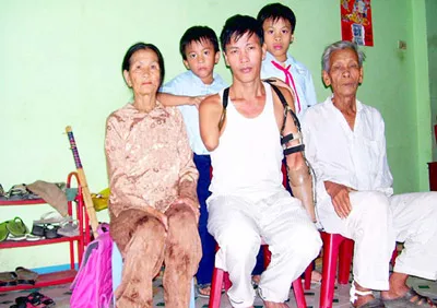 Hoàn cảnh thương tâm của một gia đình