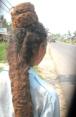 Chuyện lạ ở Kiên Giang: Người có 2 mái tóc