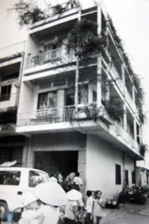 Căn nhà số 115 Bàn Cờ, nơi lực lượng Thành đoàn treo lá cờ giải phóng đầu tiên.