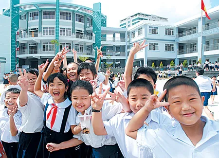 Đầu tư cho giáo dục luôn được thành phố quan tâm.