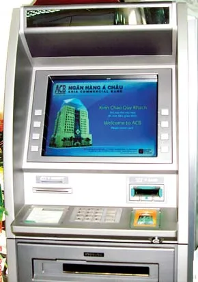 Máy ATM của Ngân hàng Á Châu (ACB)