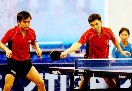 Chung kết các nội dung đôi giải bóng bàn báo Nhân Dân – Đại hội TDTT toàn quốc lần 6-2010: Thế chân vạc