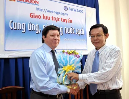 Giao lưu trực tuyến về cung ứng, sử dụng nước sạch