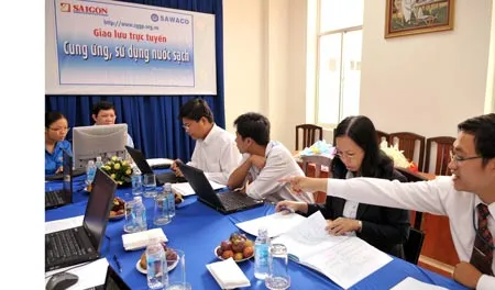 Quang cảnh buổi giao lưu. Ảnh: Việt Dũng