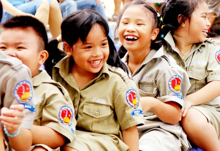 Niềm vui của trẻ em TPHCM trong dịp Quốc tế Thiếu nhi năm nay. Ảnh: ĐỨC TRÍ