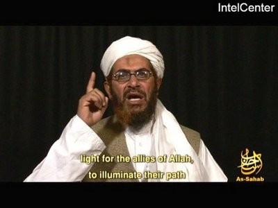 Mustafa Abu al-Yazid seen on al-Qaeda's as-Sahab Media in February. AFP file