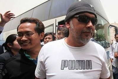 Malaysian activists who were aboard the Rachel Corrie aid ship (AFP photo)