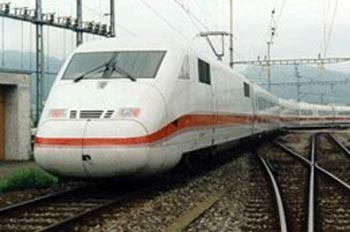 An image of bullet train, which does not exit in Vietnam
