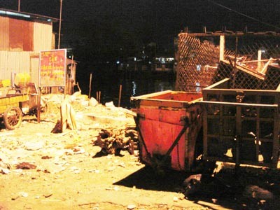 A newly born illegal dumping ground along a river in District 8, Ho Chi Minh City ( Photo: X. Thai)