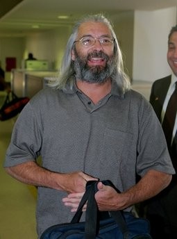 Gary Faulkner gets ready to board a connection flight, back home to Colorado, on Wednesday afternoon, after arriving at Los Angeles International Airport on Wednesday, June 23, 2010, in Los Angeles