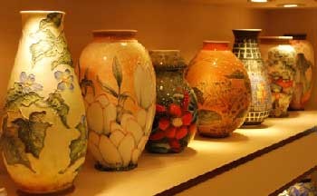Some terracotta pots made in Binh Duong Province