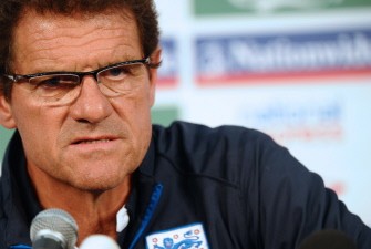 England's coach Fabio Capello offers a press conference in Rustenburg, South Africa, on 28 June, 2010 after losing to Germany. AFP