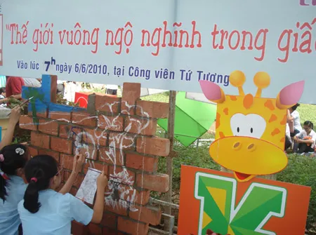 Liên hoan vẽ “Thế giới ngộ nghĩnh trong giấc mơ của em”