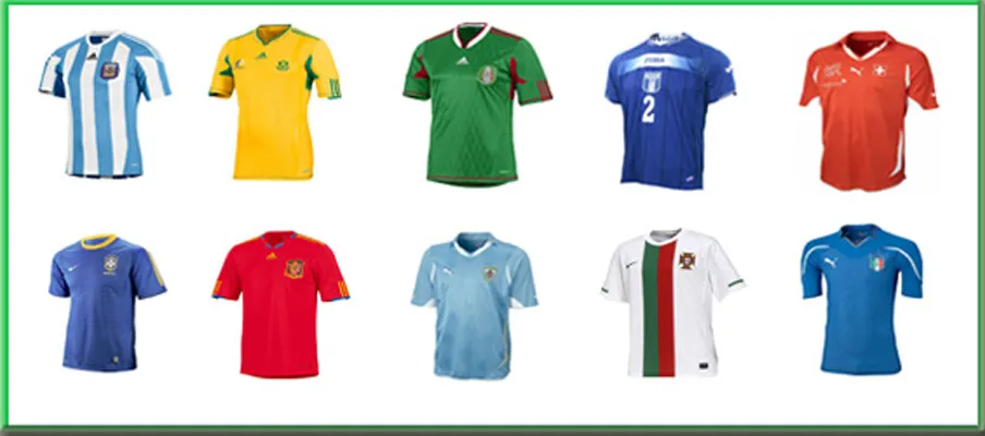 Đồng phục của 32 đội bóng tham dự World Cup 2010 ảnh 1