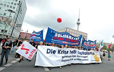 Đức: Biểu tình phản đối chính sách khắc khổ của chính phủ