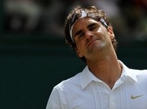 Roger Federer at Wimbledon in south-west London, on June 30, 2010. AFP