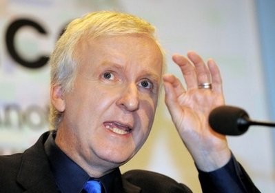 James Cameron, director of the Hollywood blockbuster Avatar, speaks at a press conference during a digital forum in Seoul in May