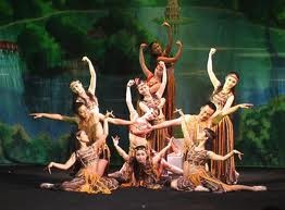 Artists perform on the stage of the Youth Theater in Hanoi that is very successful in appealing young people.