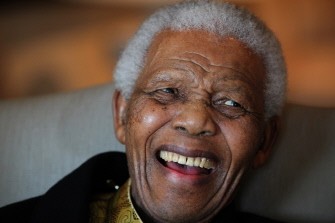 A recent handout photograph of former president Nelson Mandela released ahead of his birthday on July 18, 2010. AFP