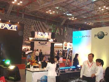 A corner of PALME Vietnam 2010 on July 22 (Photo: Truong Son)