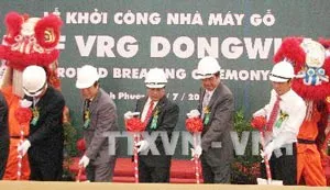 Khởi công xây dựng nhà máy gỗ lớn nhất châu Á