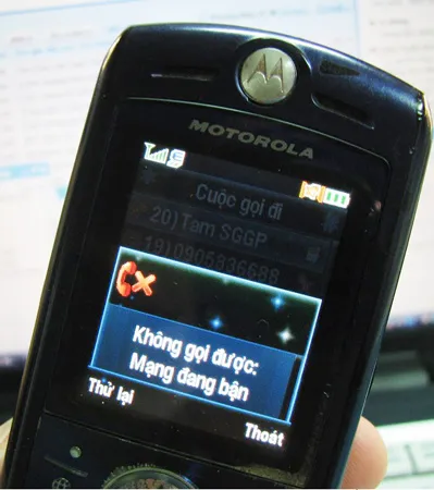 Các tỉnh Quảng Nam, Quảng Ngãi và TP Đà Nẵng: Mạng Mobifone bị ngẽn
