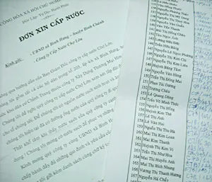 Khát nguồn nước sạch