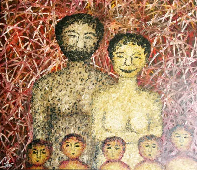 Triển lãm tranh “31 ngày” vẽ bằng ngón tay