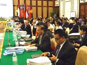 A session of the ASEAN Senior Economic Officials Meeting in Danang in central Vietnam (Photo: Vietnam News Agency)