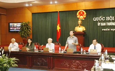 Khai mạc phiên họp thứ 33 Ủy ban Thường vụ Quốc hội