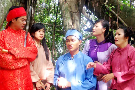 Cảnh trong phim Ngôi đền cổ tích.